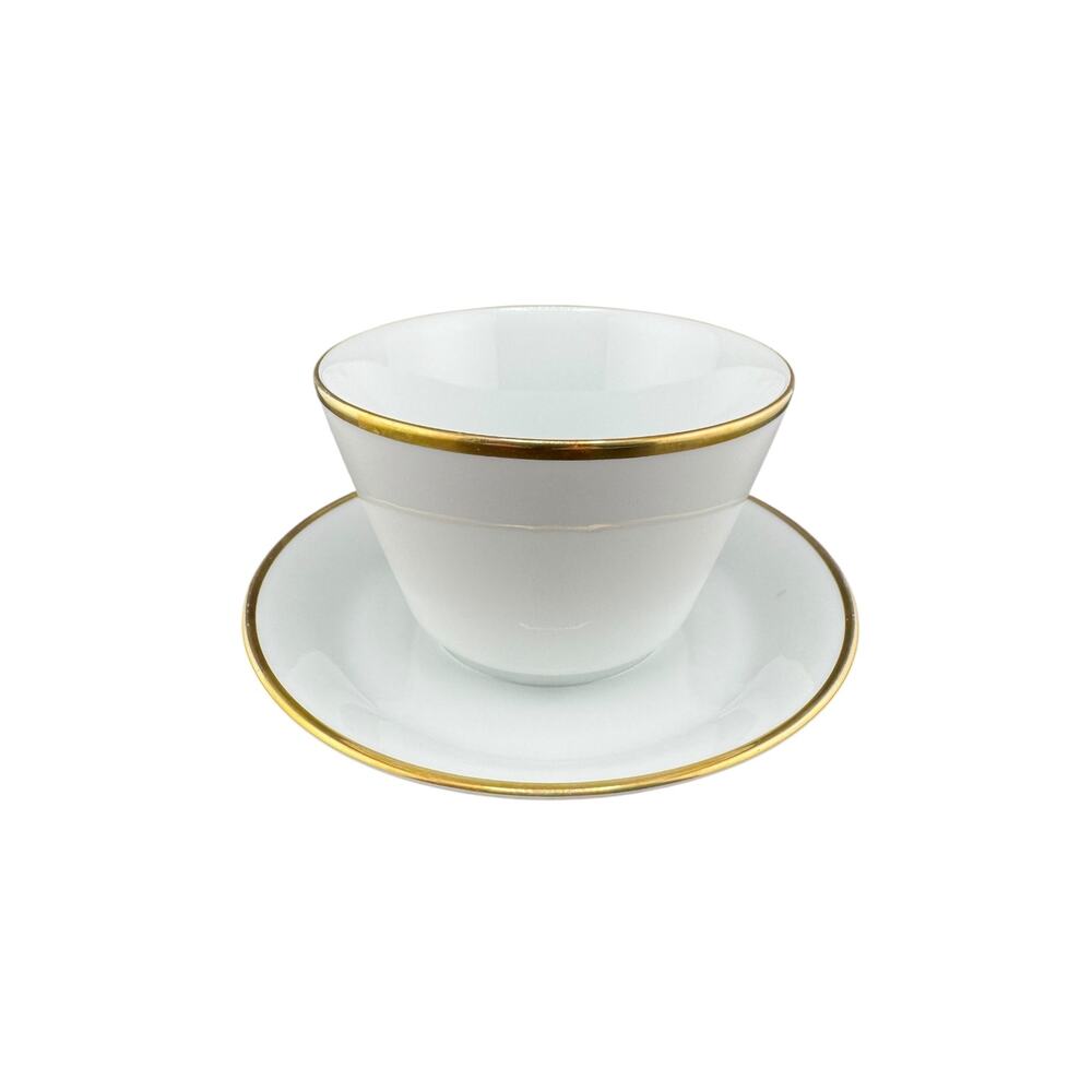 Vintage 1970 Hutschenreuther Noblesse Gravy Boat – Porcelain with 24K Gold Trim